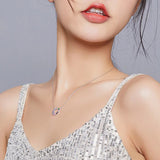 Wreath Necklace for Girl 925 Sterling Silver Jewelry Colorful AAA CZ Jewelry Original Design Gift for Women