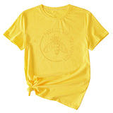 Bee Protect The Pollinators Pattern Short Sleeved T-shirt