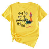 Mom Life got Me Fun Pattern Short Sleeve Top T-shirt