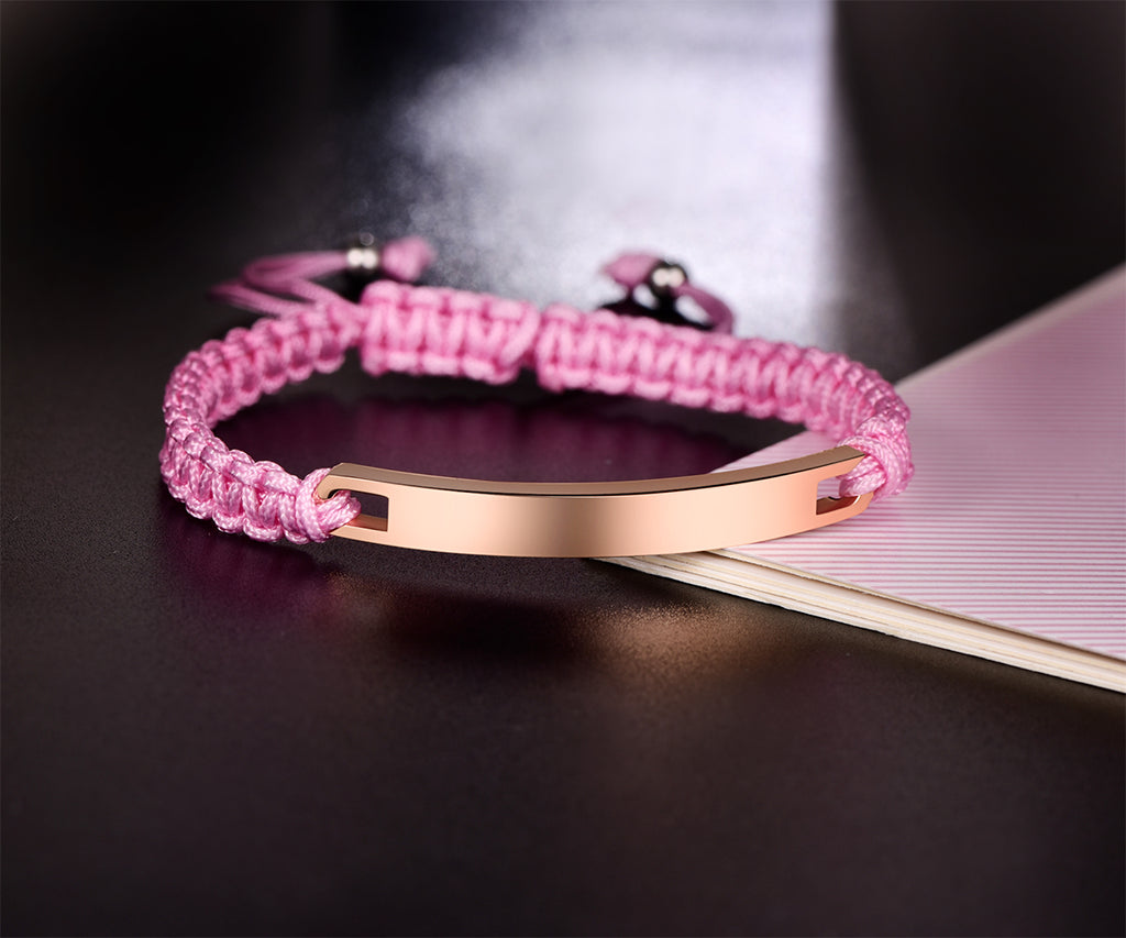 NEHZUS Couples Bracelets ID Name Bracelet Personalized Bracelet Customize Engrave Bracelet