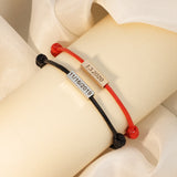 Handmade Rope Braided Couples Magnetic Bracelet, Adjustable Bracelet, Love Bracelet For Men Women