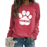 Dog Mom Sweatshirt Women Animal Love Shirt