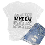 Game Day Shirt for Women Cute Graphic Shirt