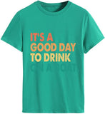 Summer Boat Trip Tees It's A Good Day to Drink On A Boat Shirt for Women