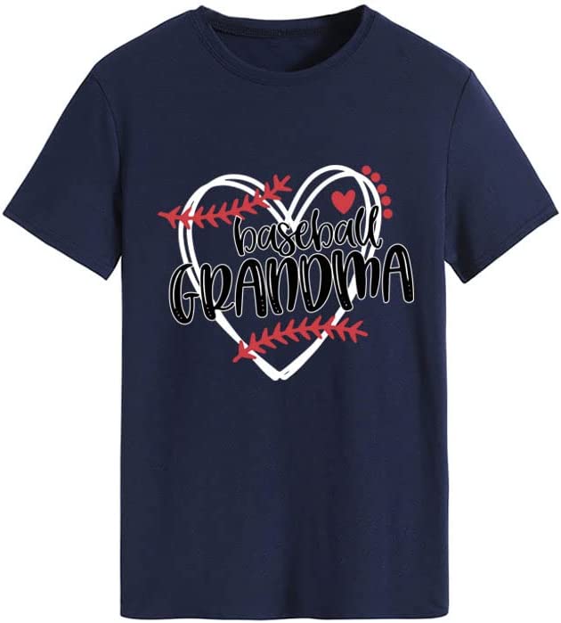 Women Basketball Grandma T-Shirt Love Heart Shirt
