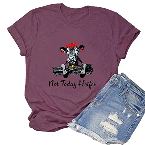 Women Heifer T-Shirt Cow Shirt