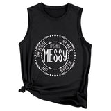 It's All Messy T-Shirt Women Graphic Tees
