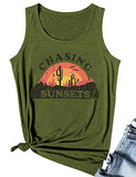 Women Chasing Sunsets Tank Top Sunset Chasers Shirt