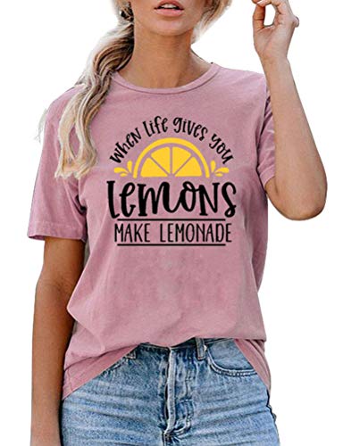 Women When Life Gives You Lemons T-Shirt Make Lemonade Shirt