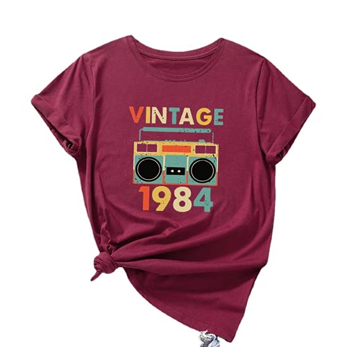 37th Birthday Vintage Shirt Vintage 1984 Birthday T-Shirt