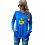 Sloth Shirt for Women Funny Sloth Coffee Blouse with Pockets