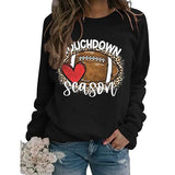 Women Touchdown Season Football Sweatshirt Game Day Football Shirt
