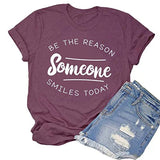 Be The Reason Someone Smiles T-Shirt Christian Gifts for Women