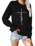 Women Long Sleeve Faith Sweatshirt Faith Jesus Shirt