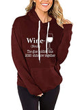 Women Long Sleeve Wine Hoodie The Glue Holding This 2020 Shitshow Together Sweatshirt