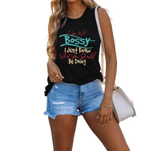 Funny Shirts for Wife Women I'm Not Bossy I Just Know What You Should Be Doing Tees Tops
