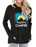 Women Happy Camper Blouse with Pockets