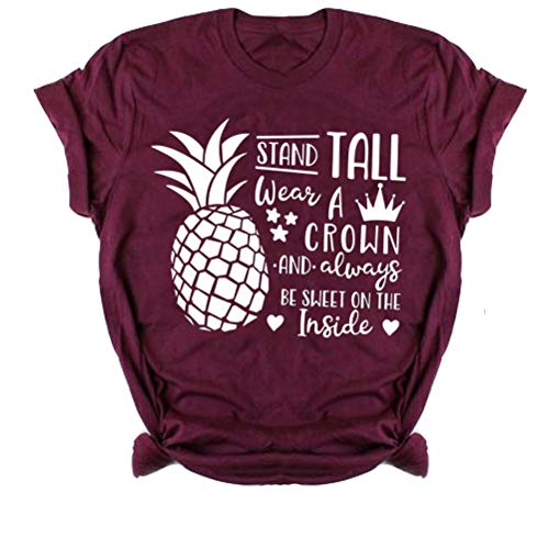 Be A Pineapple Stand Tall Wear A Crown Be Sweet On The Inside Pineapple Shirt