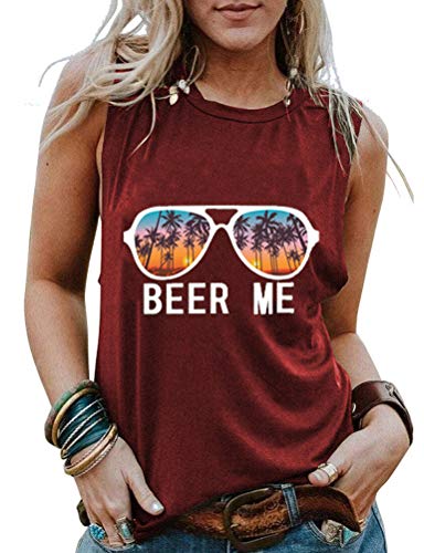 Women Beer Me Tank Top Beer Me Vintage Graphic Shirt
