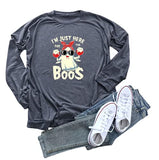 Halloween Beer Shirt Women I'm Just Here for The Boos Blouse