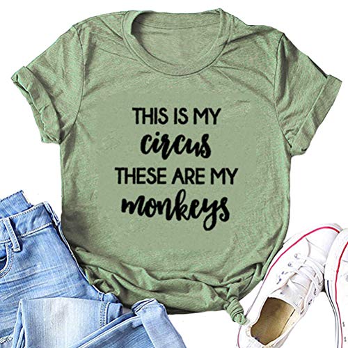 This is My Circus These are My Monkeys T-Shirt Mom Life
