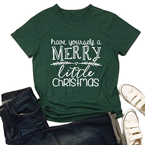 Women Have Yourself a Merry Little Christmas Cute T-Shirt