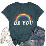 Women Be You T-Shirt Rainbow Shirt