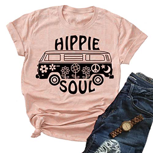 Women Hippie Soul T-Shirt Graphic T-Shirt