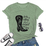 Women Boots and Bling It's a Cowgirl Thing Womens T-Shirt