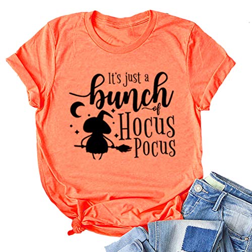 It's Just A Bunch of Hocus Pocus Women T-Shirt Halloween Shirt