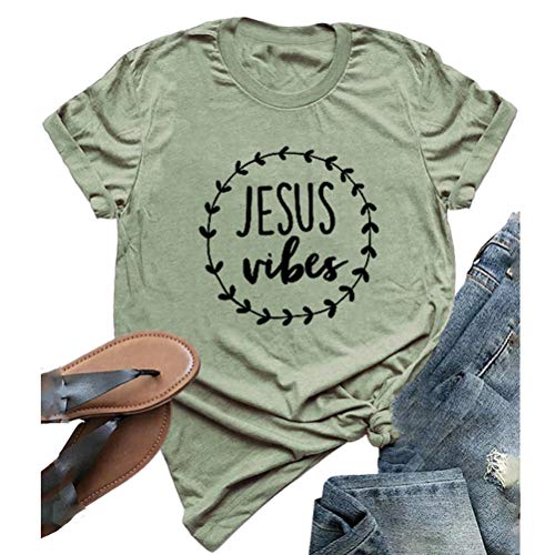 Women Jesus Vibes T-Shirt Christian Tee