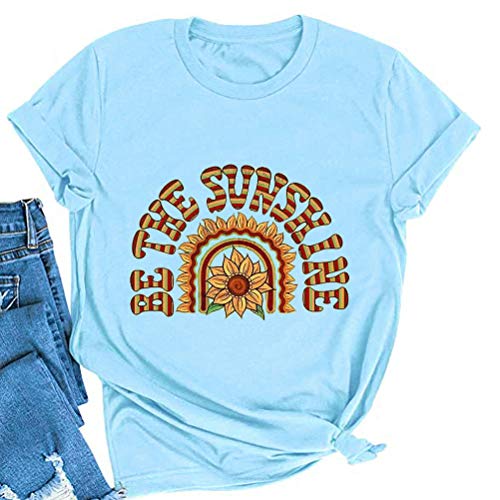 Women Be The Sunshine T-Shirt Sunflower Shirt