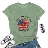 Women Hippie American Flag Sunflower T-Shirt Give Me The Beat Boys and Free My Soul Shirt