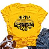 Women Hippie Soul T-Shirt Graphic T-Shirt