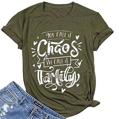 Women You Call It Chaos We Call It Family T-Shirt