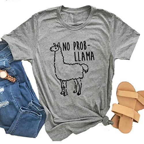 Women No Prob Llama T-Shirt