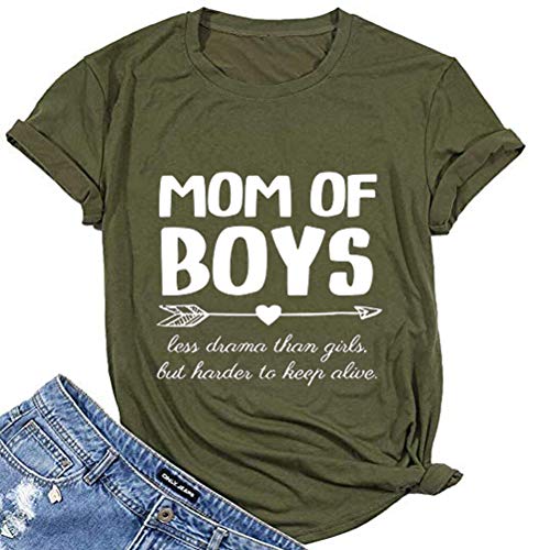 Women Mom of Boys T-Shirt