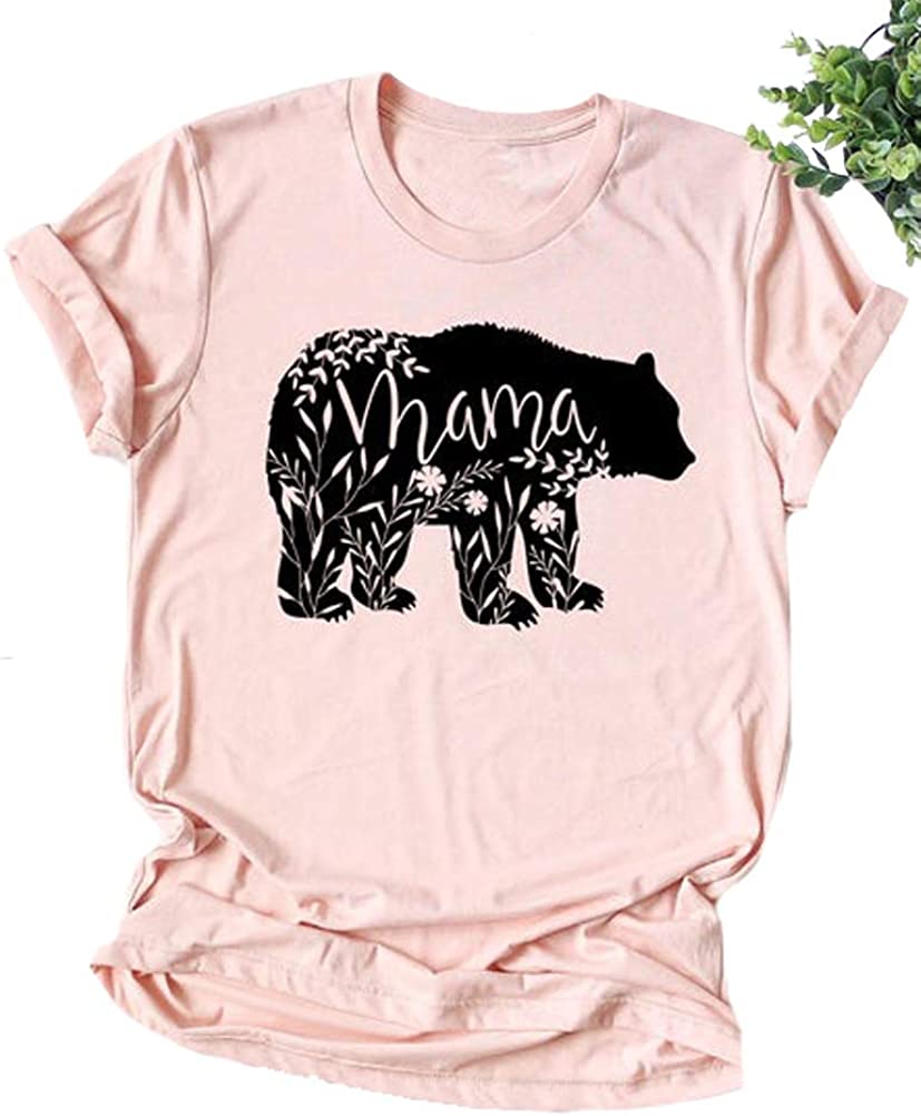 Women Mama Bear T-Shirt