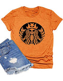 Women Skull Halloween T-Shirt Women Graphic Shirt