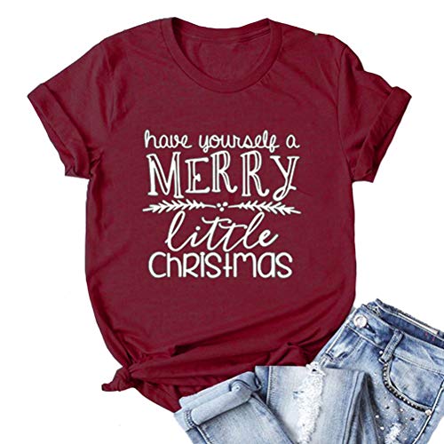 Women Have Yourself a Merry Little Christmas Cute T-Shirt