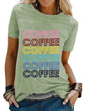 Coffee T-Shirts for Women Caffeine Shirt