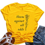 Women Bloom Against All Odds Graphic T-Shirt