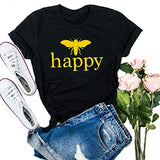 Women Bee Kind Bee Happy T-Shirt