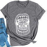 Women If You aren't Angry You're Not Paying Attention T-Shirt