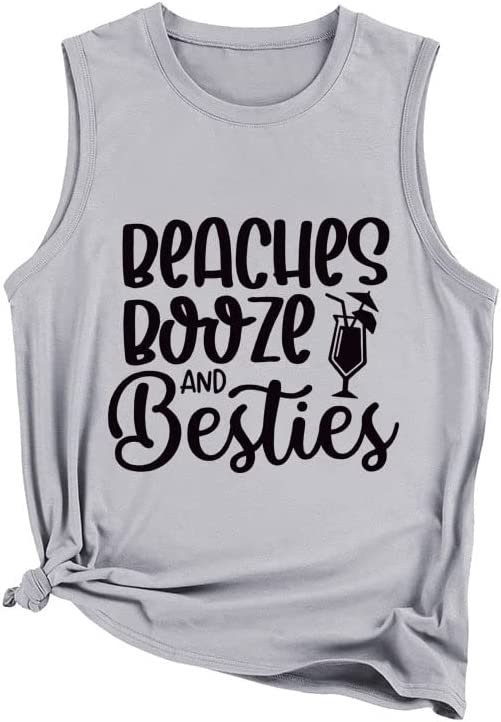 Women Girls Vacation Tank Tops Funny Summer Shirt
