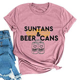 Women Suntans & Beer Cans T-Shirt Beer Shirt