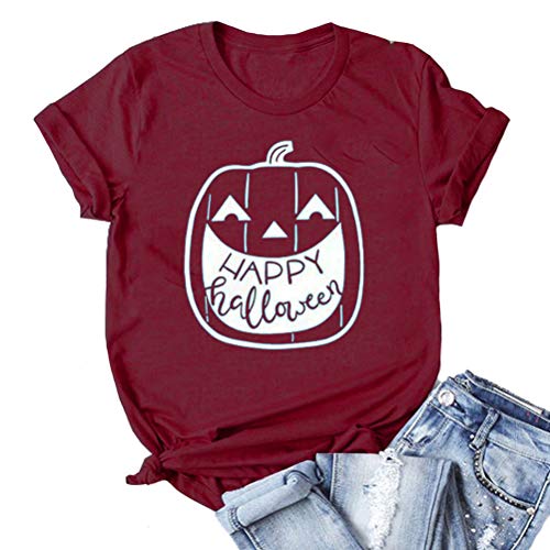 Happy Halloween Pumpkin T-Shirt for Women