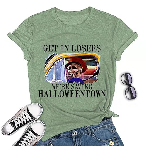 Get in Losers We're Saving Halloweentown T-Shirt for Women Halloween Shirt