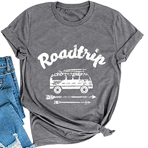 Women Road Trip T-Shirt Travel Hippie Shirt