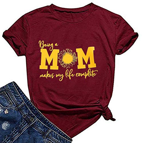 Women Being a Mom Makes My Life Complete T-Shirt Mom Shirt